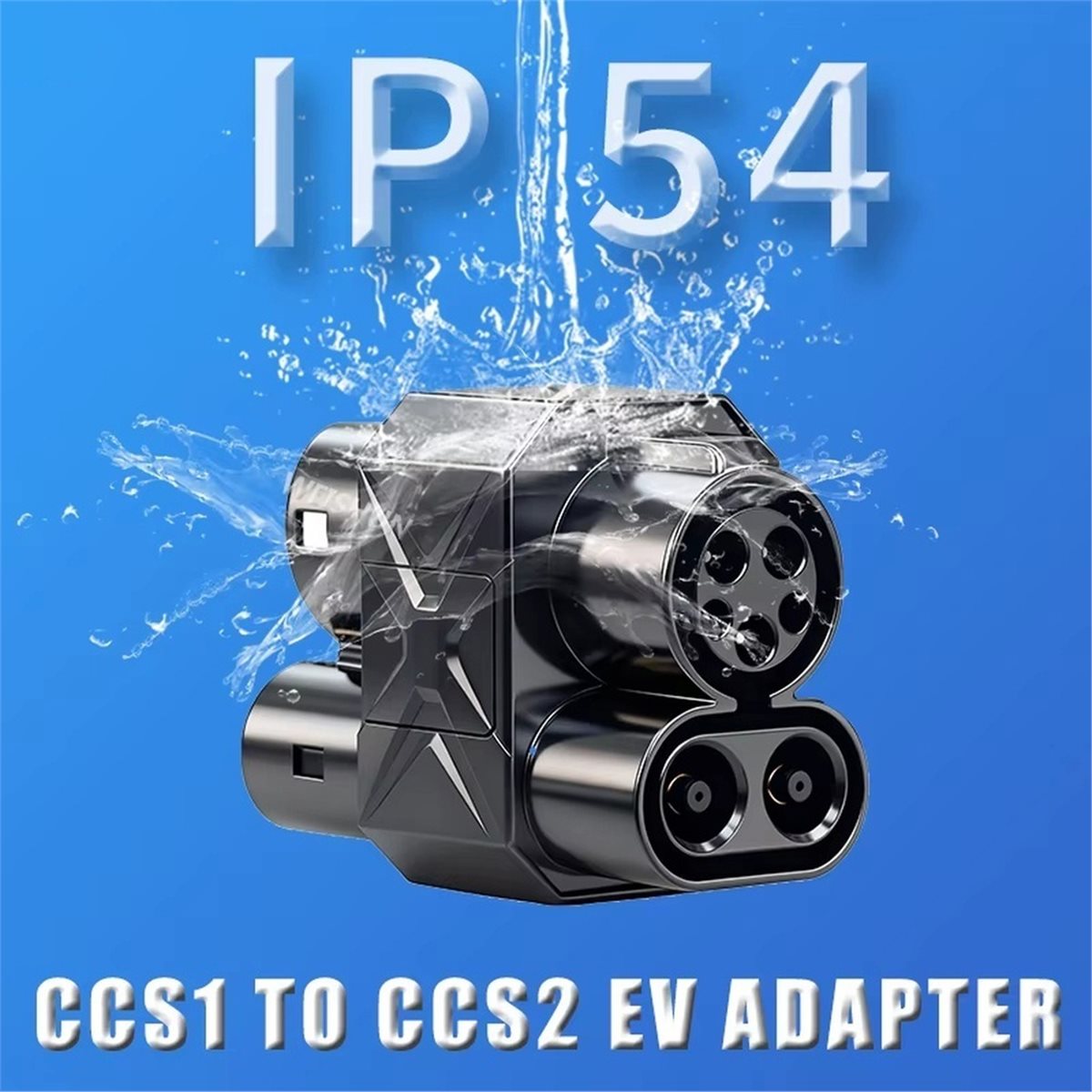 Ccs2 To Ccs1 Fast Charge Adapter 250Kw - A67F CCS1からCCS2への急速充電アダプター、250A、250kW、電気自動車用コネクター、CCS1充電器からCCS2車への接続用。