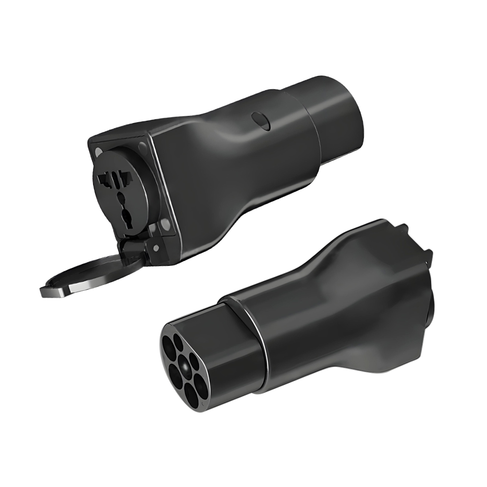 Ev Charger Adapter - 新型16A 3.6KW GBT V2L Type2プラグ搭載の放電式EV充電器アダプター。AC GBTソケット、Type1