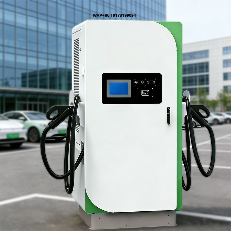 Ev Charger - 60kW CCS2+CHAdeMO OCPP対応急速充電器 新エネルギー充電スタンド CCS2デュアルガン搭載 床置き型充電パイル