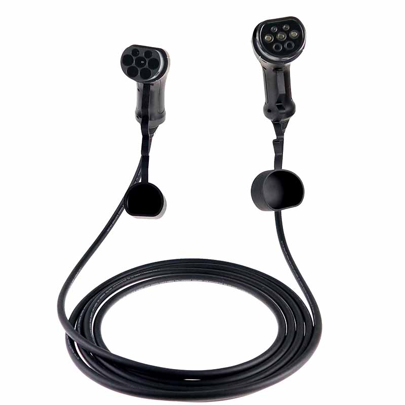 Ev Charging Cable - タイプ2-タイプ2 16A 32A 5m ポータブルEV充電ケーブル TUV