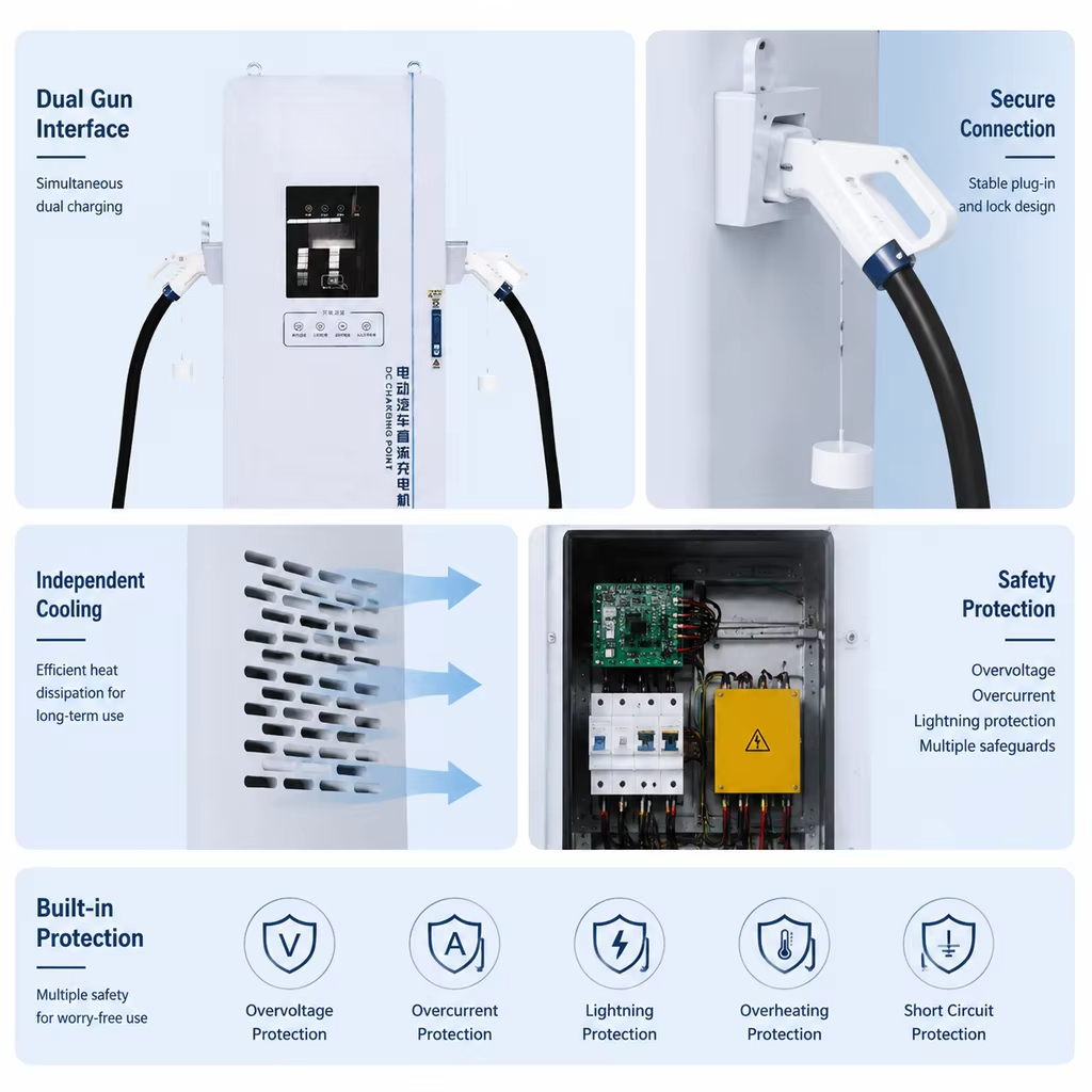 400kW商用DC EV充電器、ダイナミックパワーシェアリン - Ev Charger のレビューと価格