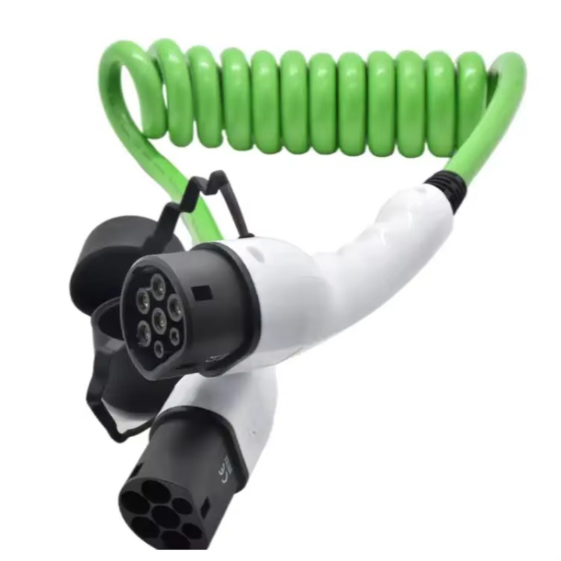 IEC 62196 32A 単相スパイラルグリーンケーブル充 - Ev Charging Cable のレビューと価格