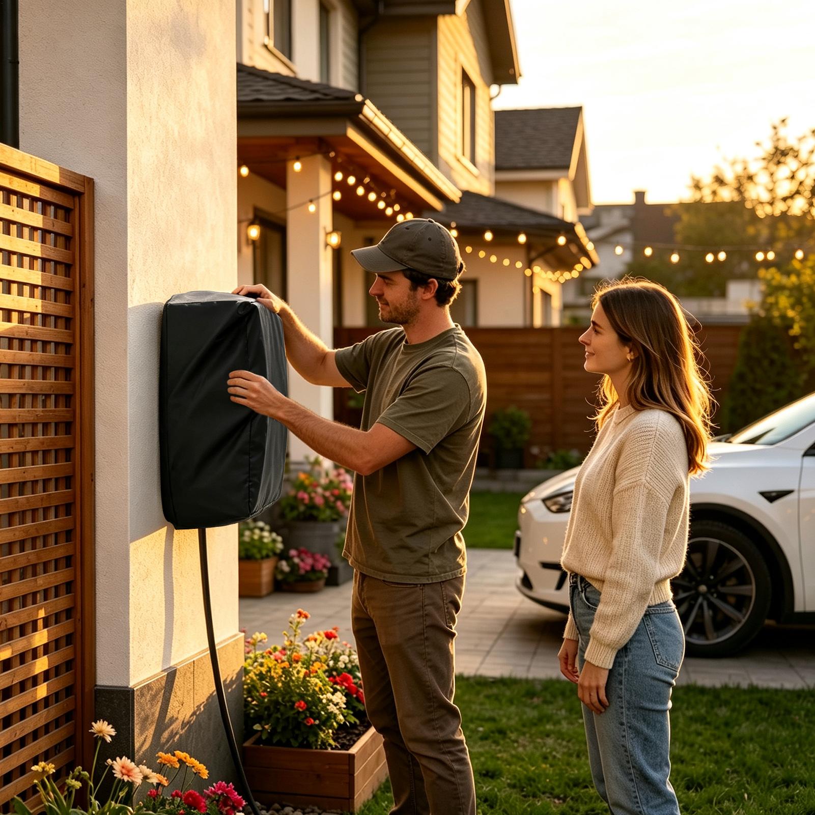 屋外用EV充電器カバー。車の充電柱を覆い、埃から保護します。 - Ev Charging Pile のレビューと価格