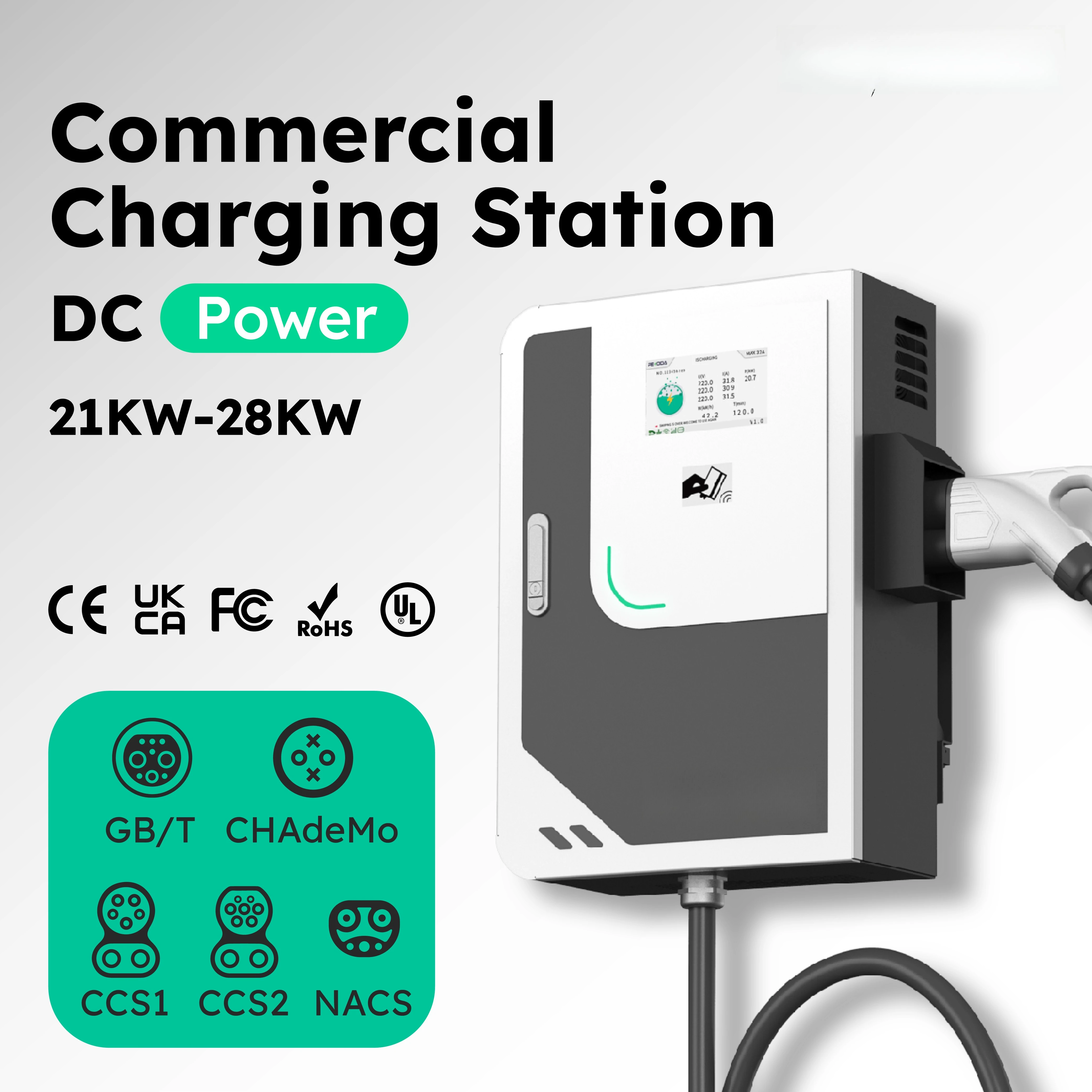 ペノダ DCウォールボックス 車載充電器 20kW 30kW - Dc Fast Charger 30Kw Wallbox Commercial のレビューと価格