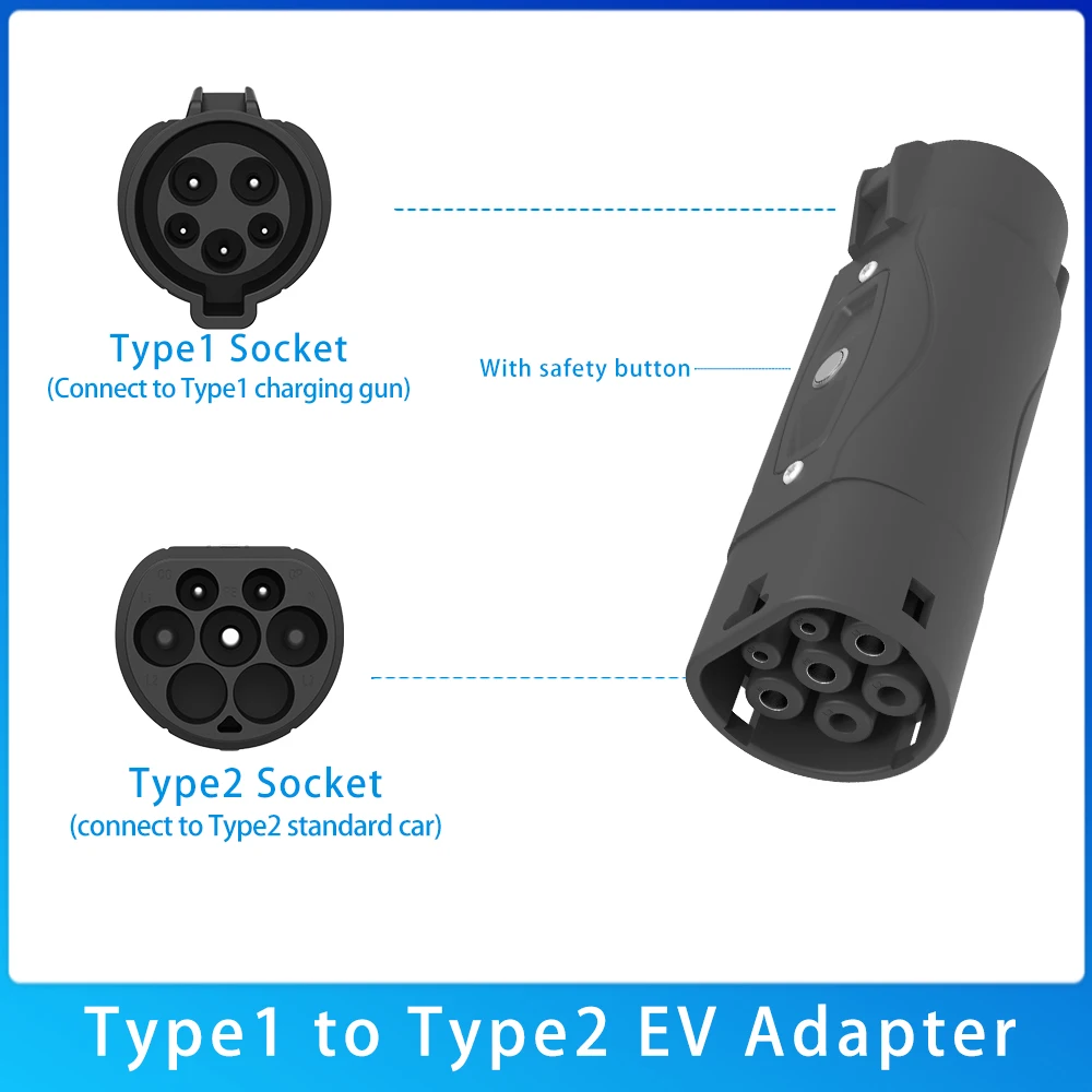 J1772からタイプ2およびGB/T規格へのEV充電器アダプ - Ev Charger のレビューと価格